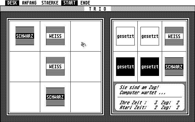 Trio atari screenshot